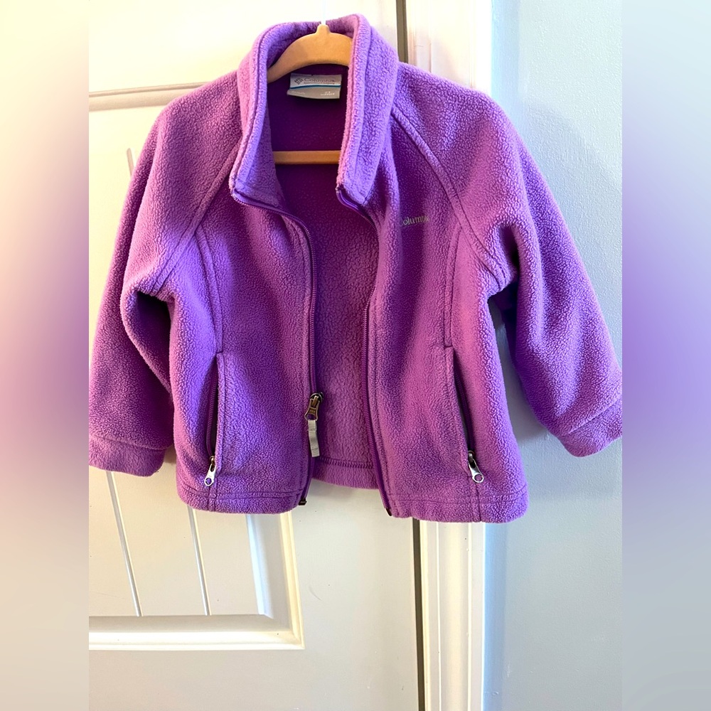 Columbia fleece zip up size 2T